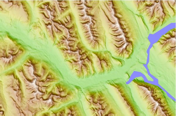 Surf breaks located close to Mount Edith