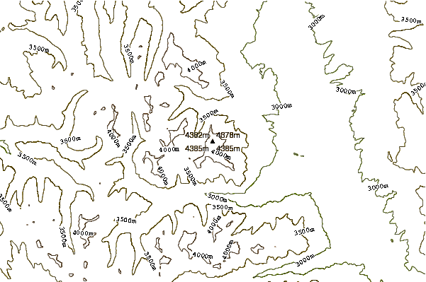 Mountain peaks around Mount Elbert