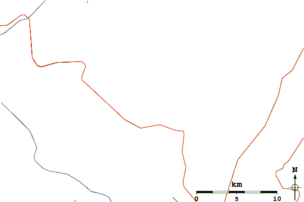 Roads and rivers around Mount Ellinor