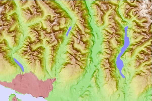 Surf breaks located close to Mount Elsay