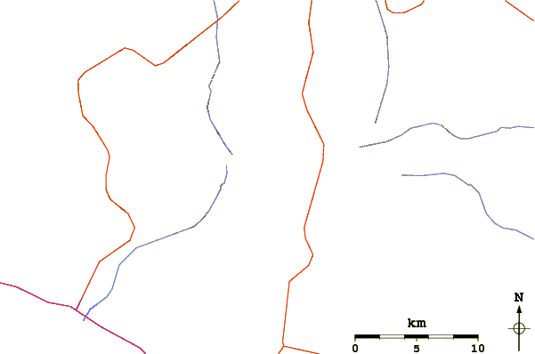 Roads and rivers around Mount Erciyes