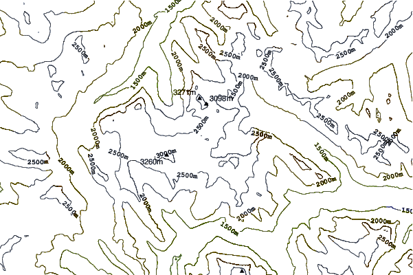 Mountain peaks around Mount Ermatinger