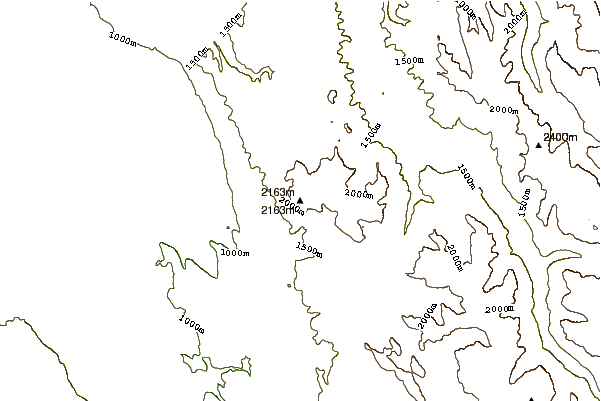 Mountain peaks around Mount Fanny