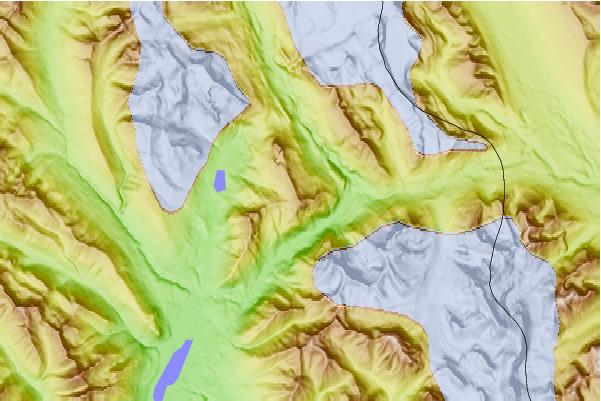 Surf breaks located close to Mount Field (British Columbia)