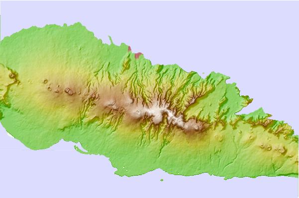 Surf breaks located close to Mount Fito