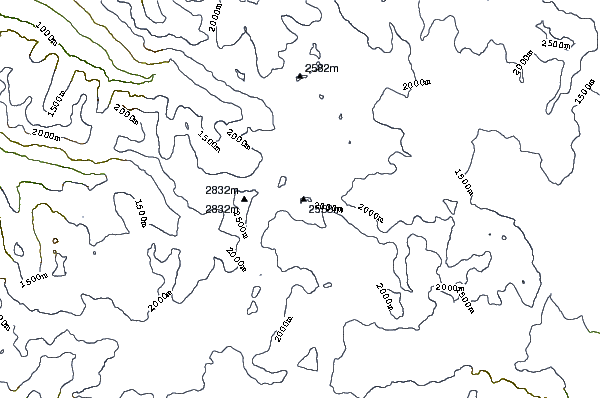 Mountain peaks around Mount Fitzgerald (British Columbia)