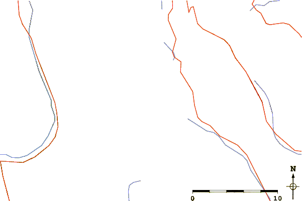 Roads and rivers around Mount Foch