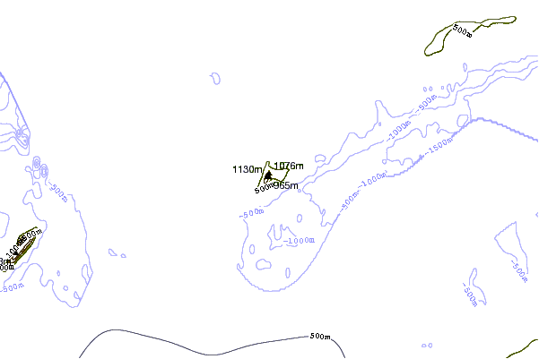 Mountain peaks around Mount Friesland