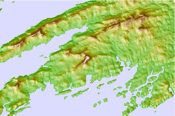 Surf breaks located close to Mount Gabriel