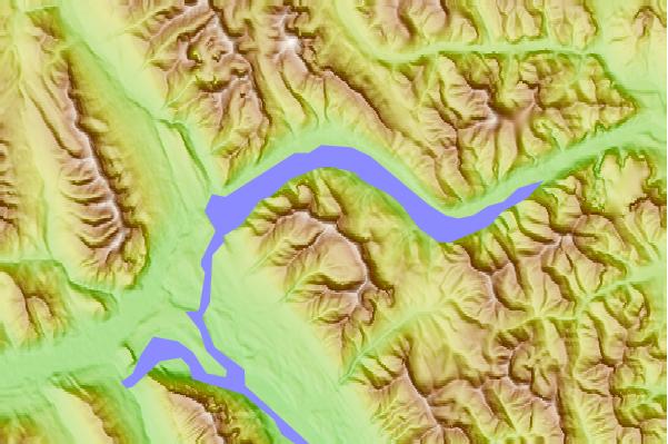 Surf breaks located close to Mount Girouard