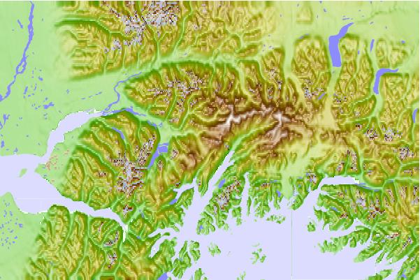 Surf breaks located close to Mount Goode