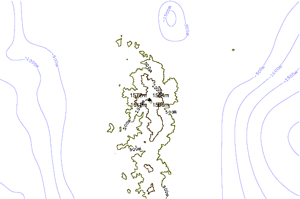 Mountain peaks around Mount Hamiguitan