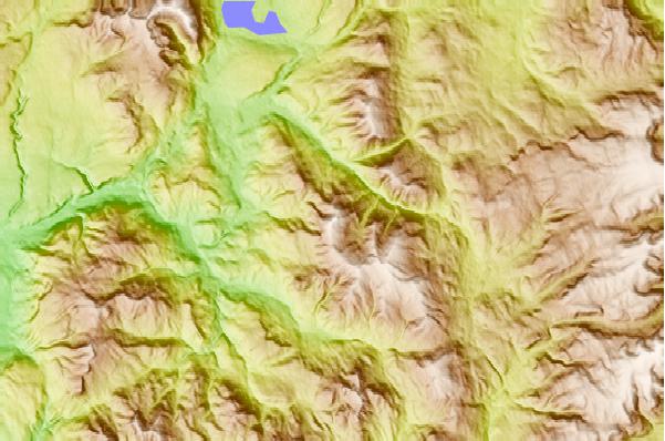 Surf breaks located close to Mount Hancock (Wyoming)