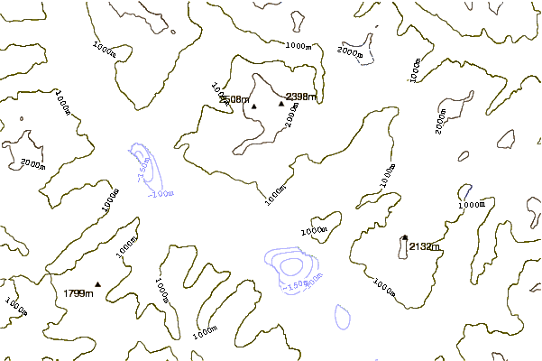 Mountain peaks around Mount Helena (British Columbia)