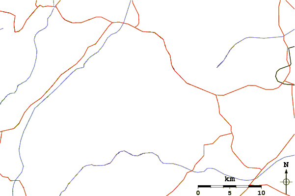 Roads and rivers around Mount Hermon