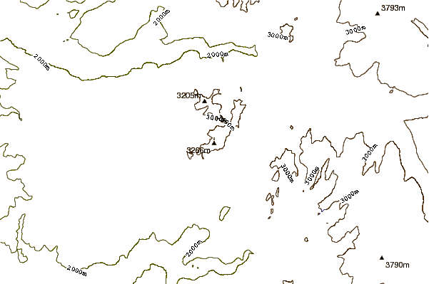 Mountain peaks around Mount Hoffmann