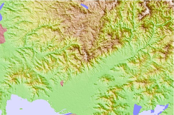 Surf breaks located close to Mount Hongū