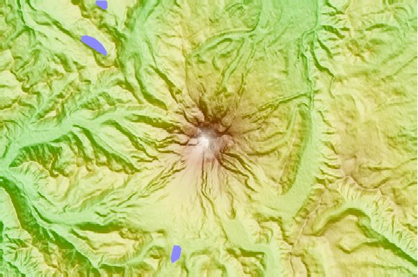 Surf breaks located close to Mount Hood