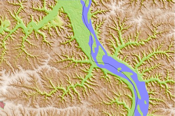 Surf breaks located close to Mount Hosmer (Iowa)