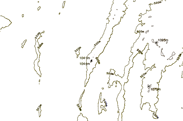 Mountain peaks around Mount Humboldt (Tasmania)