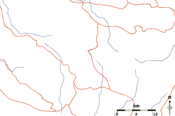 Roads and rivers around Mount Ida (Crete)