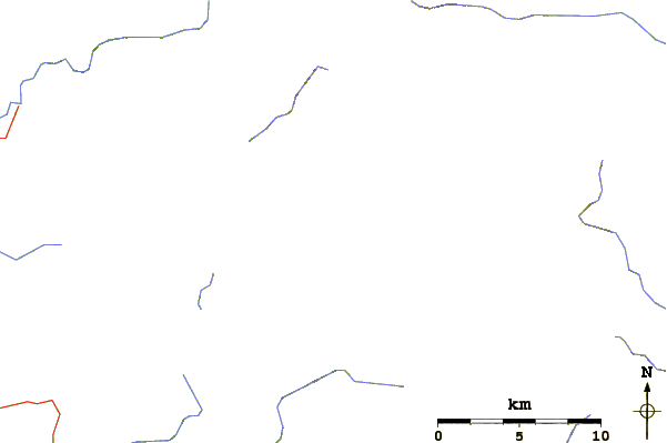 Roads and rivers around Mount Idonmappu