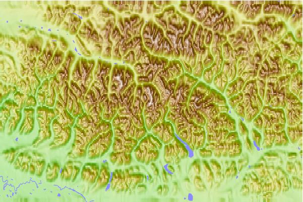 Surf breaks located close to Mount Igikpak