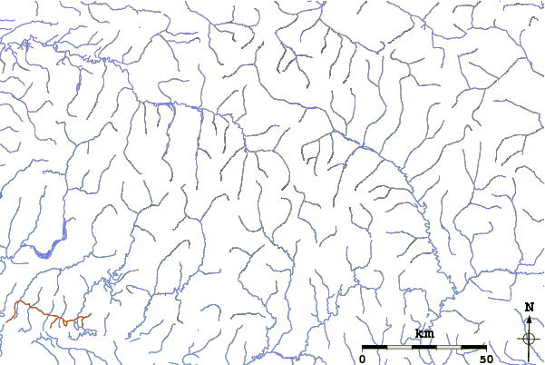 Roads and rivers around Mount Igikpak