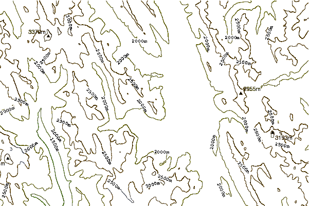 Mountain peaks around Mount Indefatigable