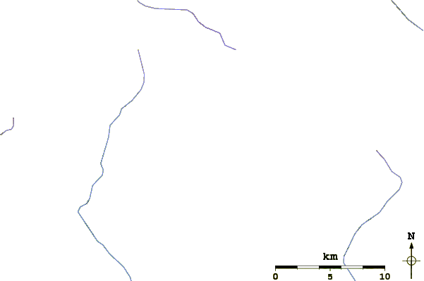 Roads and rivers around Mount Indian Heave