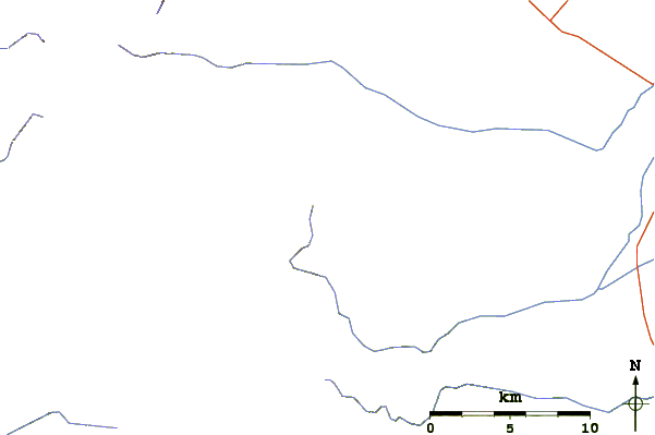 Roads and rivers around Mount Iwanai