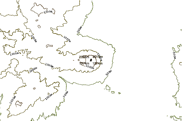 Mountain peaks around Mount Iwate