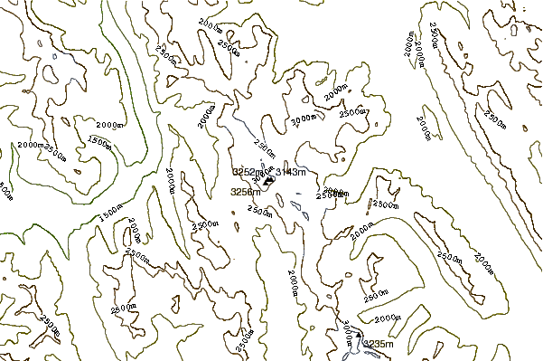 Mountain peaks around Mount Joffre