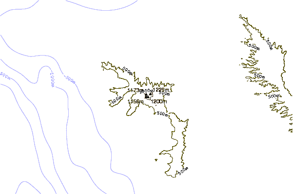 Mountain peaks around Mount Ka'ala