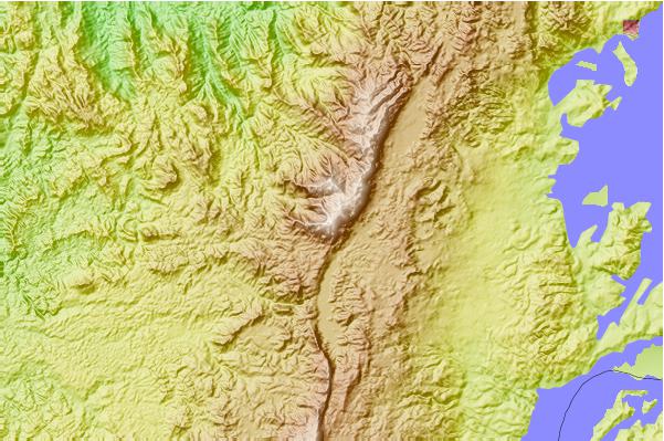 Surf breaks located close to Mount Kahuzi