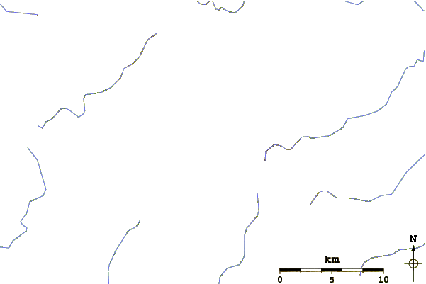 Roads and rivers around Mount Kamui (Urakawa-Hiroo)