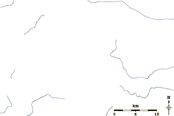 Roads and rivers around Mount Kamuiekuuchikaushi