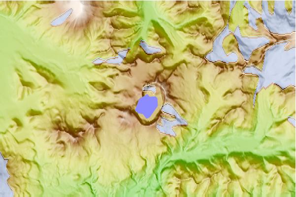 Surf breaks located close to Mount Katmai