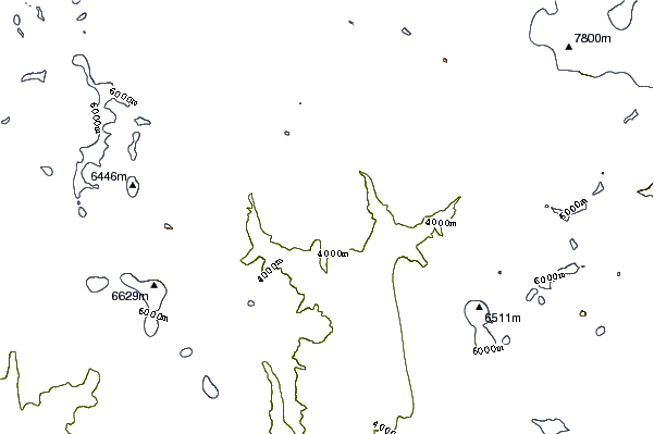 Mountain peaks around Mount Khumbila