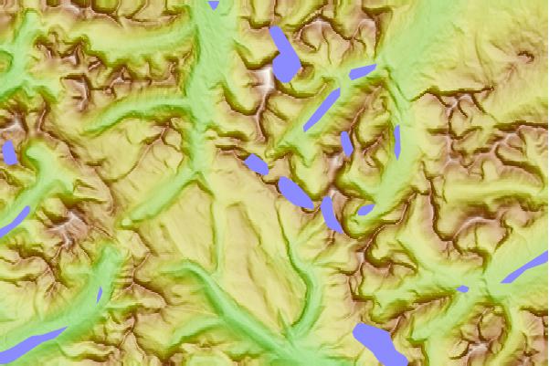 Surf breaks located close to Mount Kipp