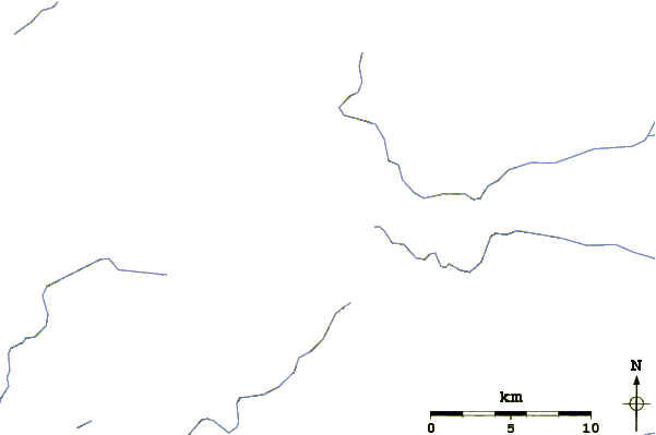 Roads and rivers around Mount Koikakushusatsunai