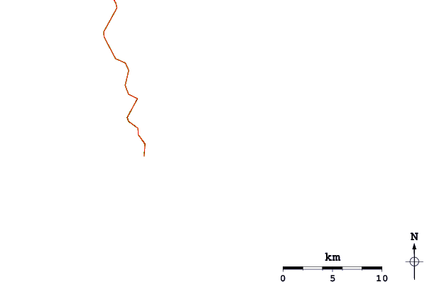 Roads and rivers around Mount Latrobe