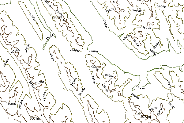 Mountain peaks around Mount Lawrence Grassi