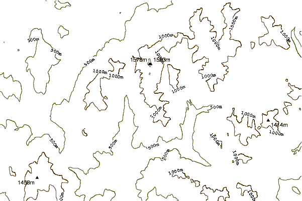 Mountain peaks around Mount Liberty (New Hampshire)