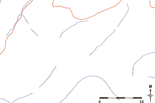 Roads and rivers around Mount Logan (Montana)