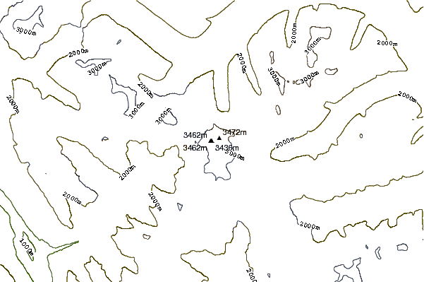 Mountain peaks around Mount Lyell (Canada)