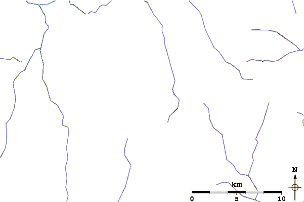 Roads and rivers around Mount Mackenzie