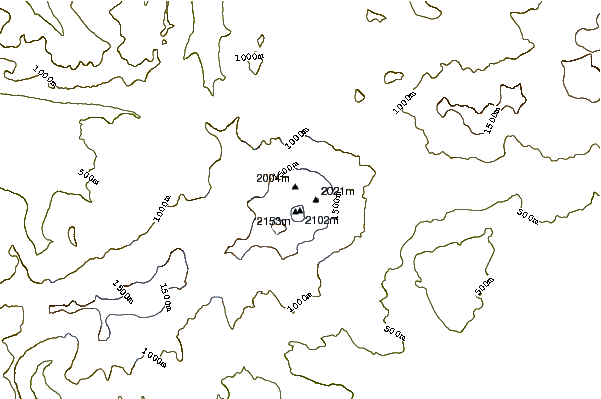 Mountain peaks around Mount Mageik