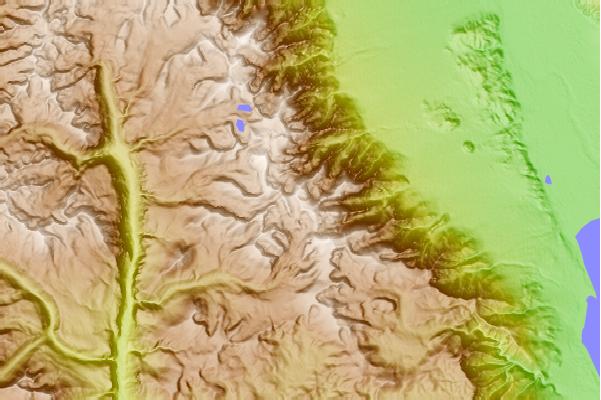 Surf breaks located close to Mount Mallory