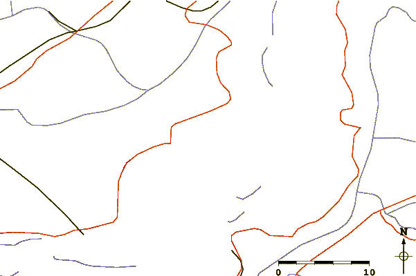 Roads and rivers around Mount Manchester